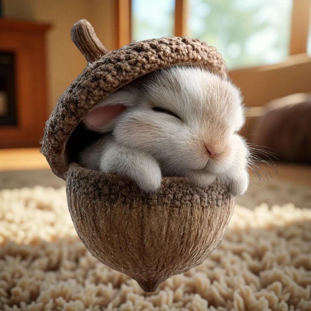 AcornBuddy Plush Woodland Acorn Character Toy, Soft Decorative Figure for Kids