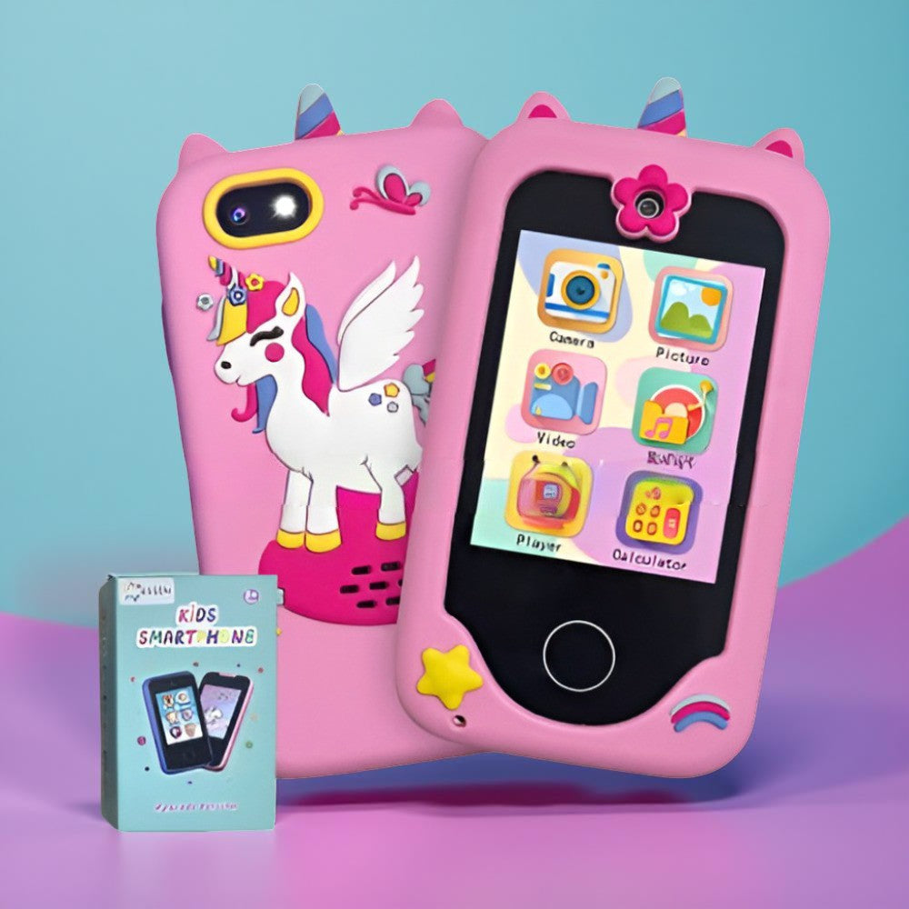 LearnBuddy Smart Kids Learning Smartphone Toy with Camera, Music & Educational Apps