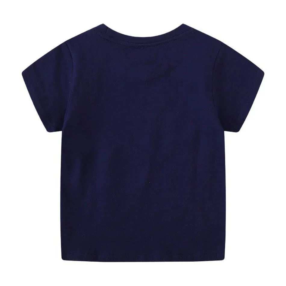 DinoGlow Kids Glow-in-the-Dark Dinosaur T-Shirt, Fun Graphic Tee for Boys & Girls