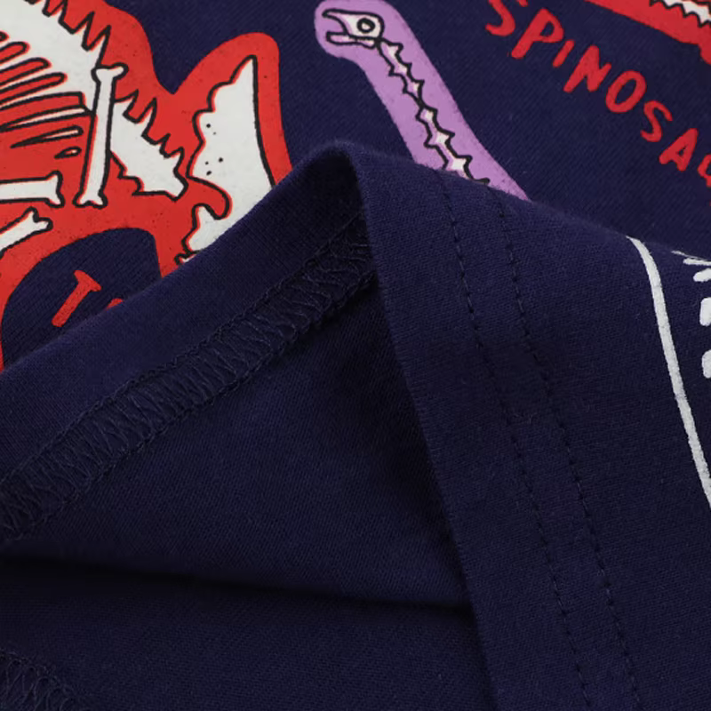 DinoGlow Kids Glow-in-the-Dark Dinosaur T-Shirt, Fun Graphic Tee for Boys & Girls