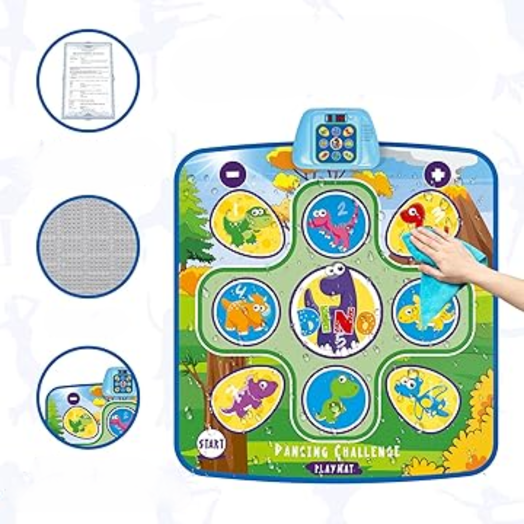 DanceBuddy Interactive Dance Toy for Kids 3+, Rhythm & Motor Skill Play