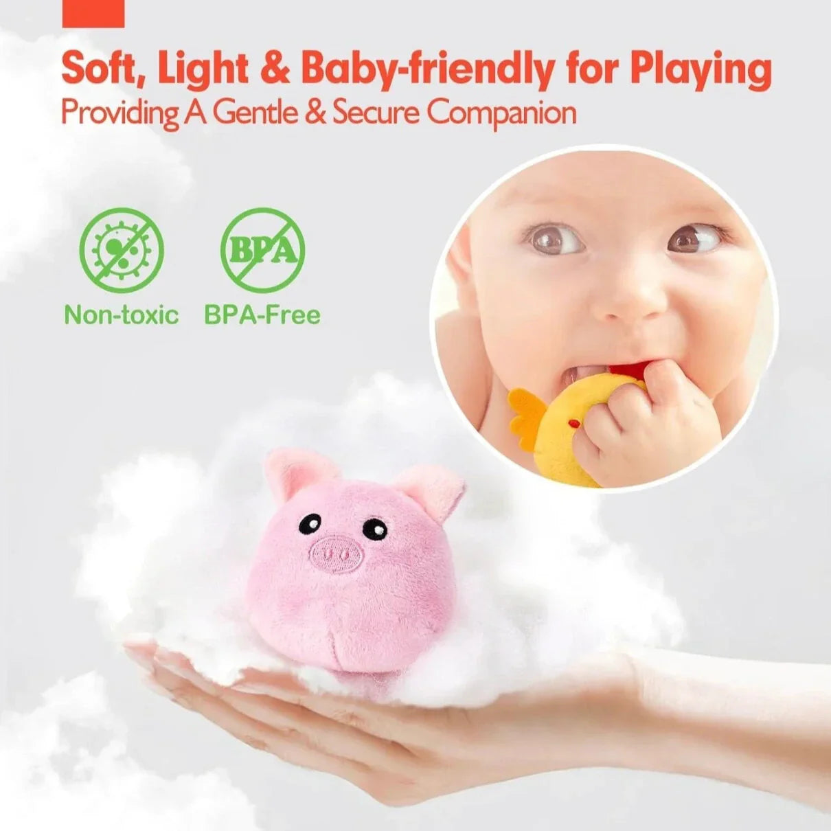 FarmFriends Soft Farm Playset for Toddlers with Plush Animals and Imaginative Play