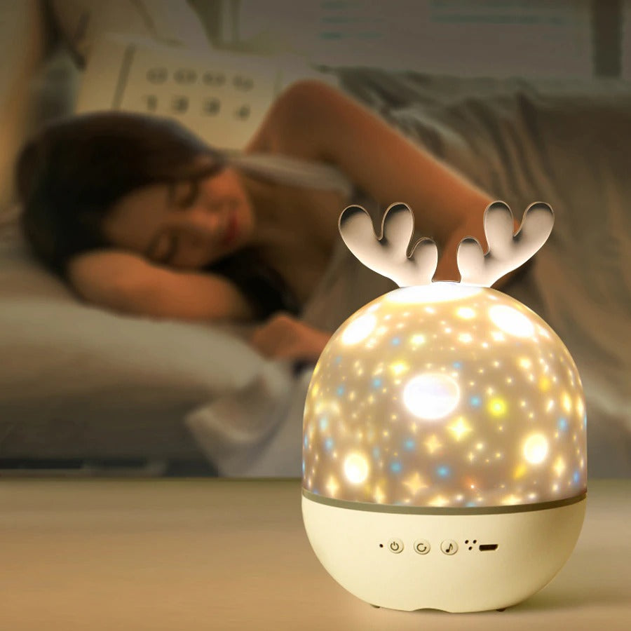 DreamOrbit Kids Galaxy Projection Night Light for Calming Sleep and Bedtime Comfort