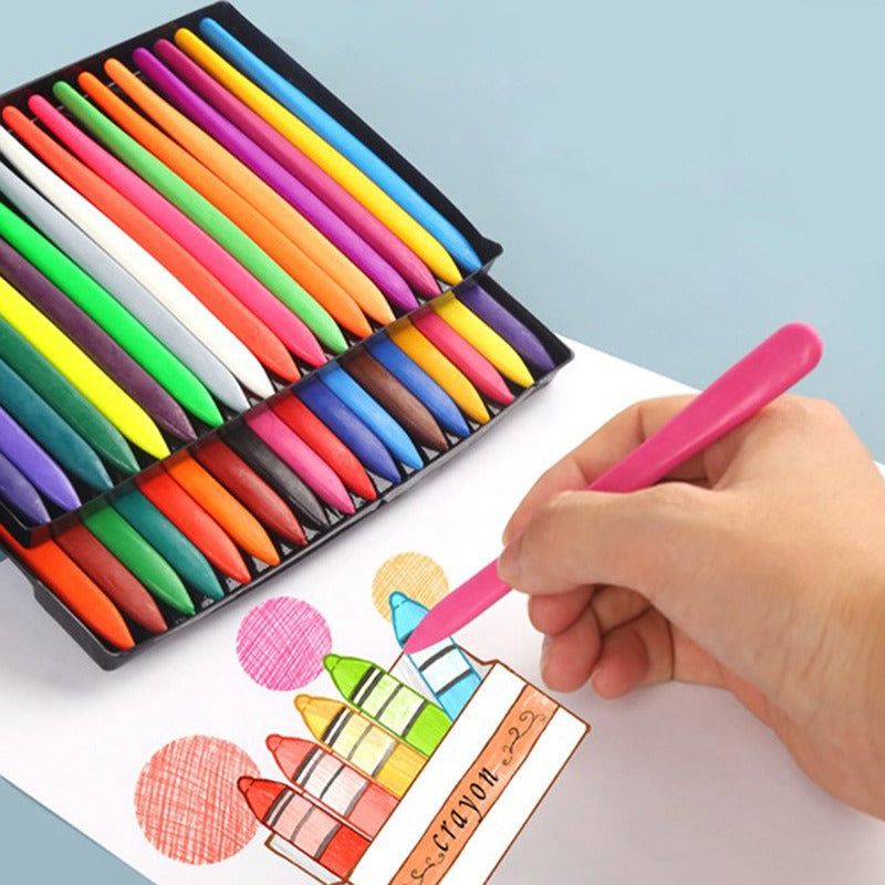 CleanColor Kids Twist Crayon Drawing Set for Mess-Free Creative Coloring