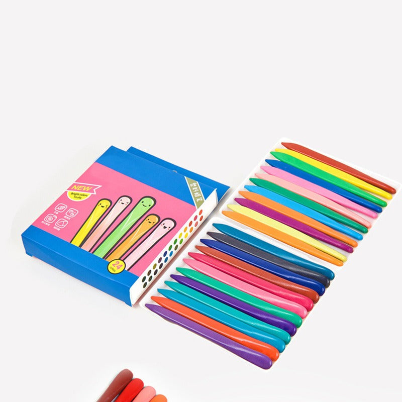 CleanColor Kids Twist Crayon Drawing Set for Mess-Free Creative Coloring
