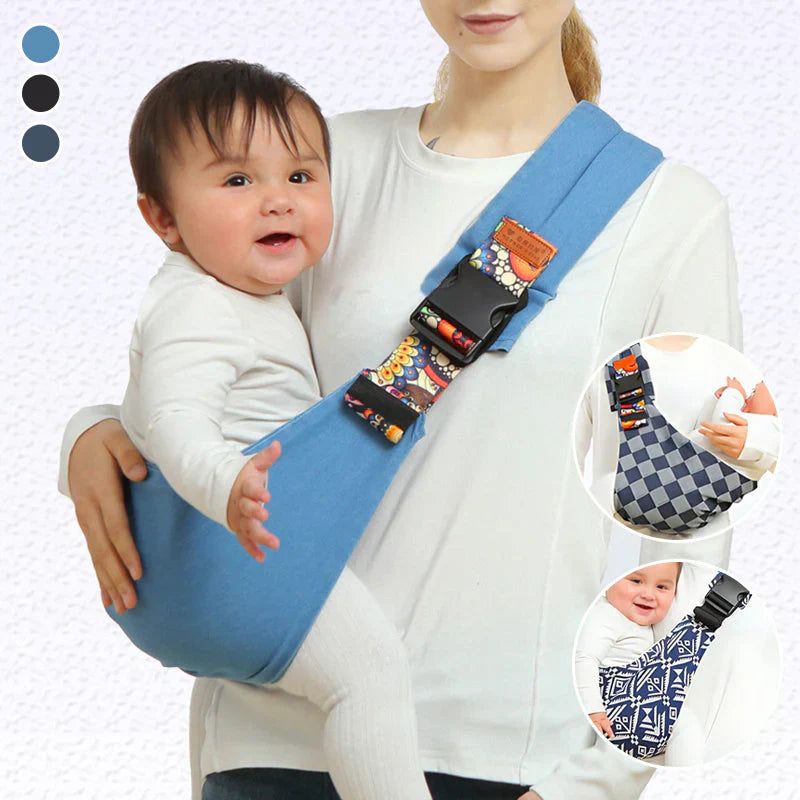 CuddleEase Ergonomic Baby Sling Carrier, Breathable Seat Newborn Wrap 0+ Months