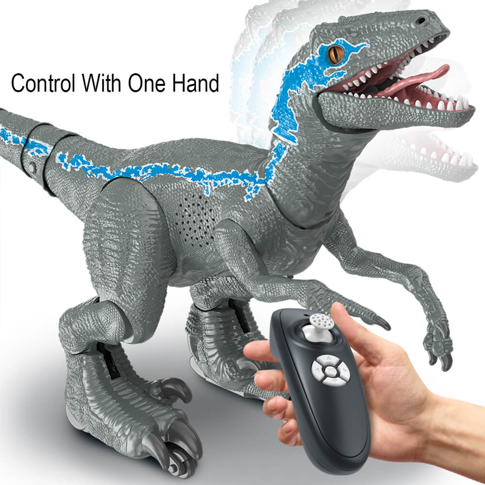 RexRover RC Dinosaur Toy, Realistic Walking & Roaring Remote Control Model for Kids