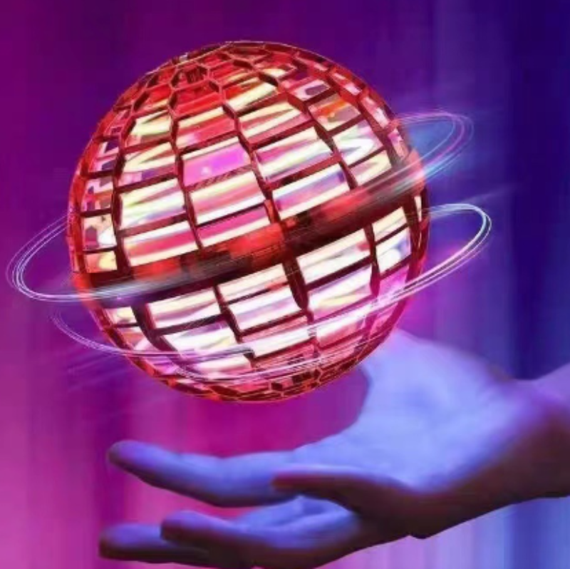 SkySpin Magic Flying Ball Toy, LED Boomerang Hover Orb for Indoor & Outdoor Play