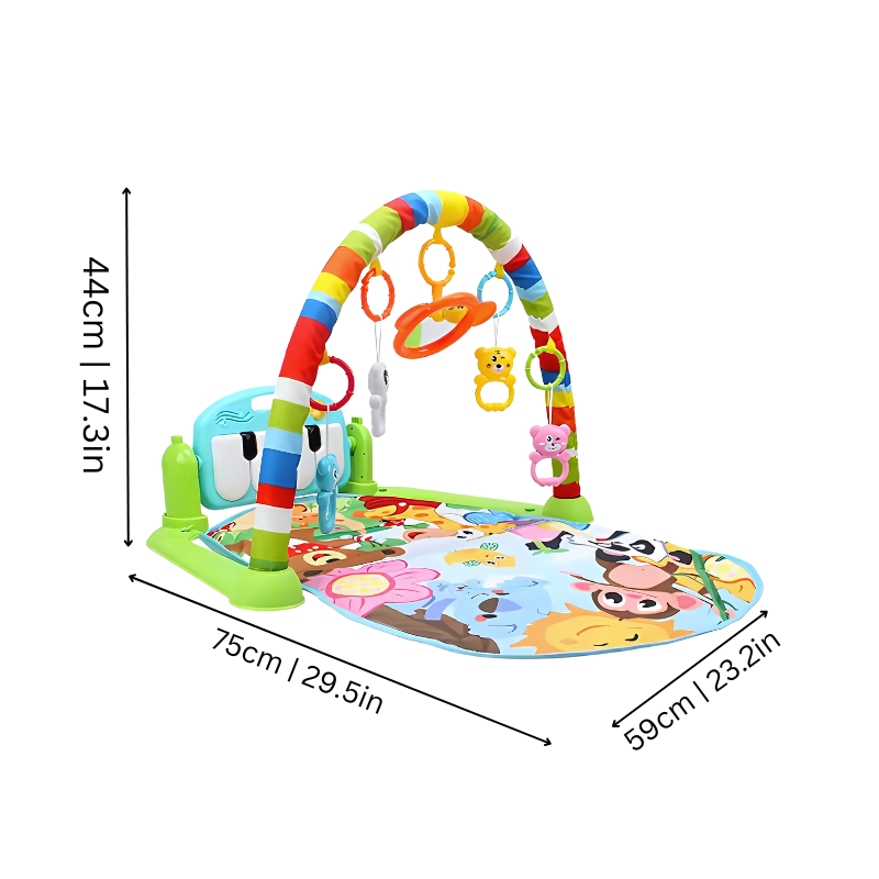 TuneNest Baby Activity Gym & Musical Tummy Time Play Mat