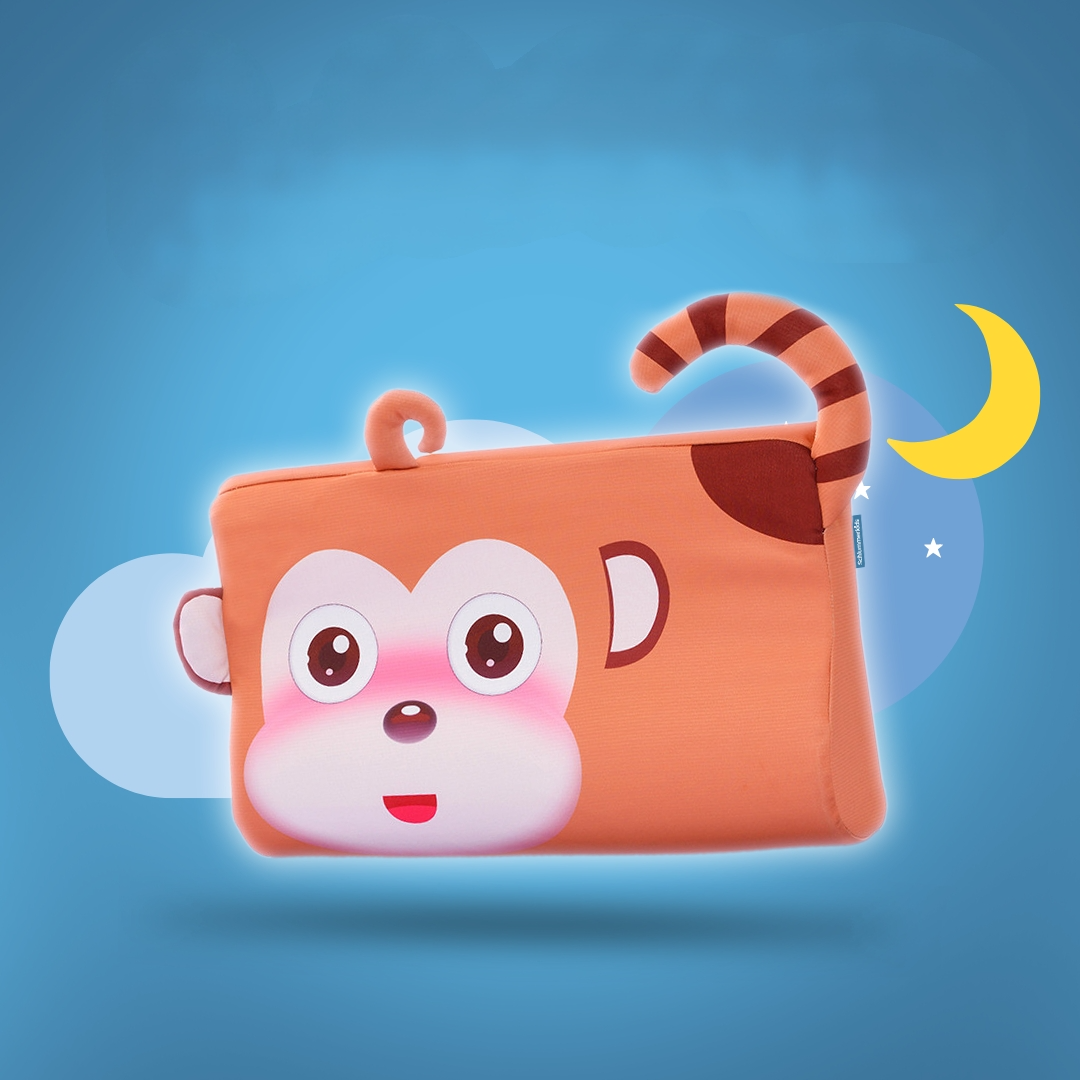 AirNest Breathable Kids Pillow for Toddlers and Children Sleep