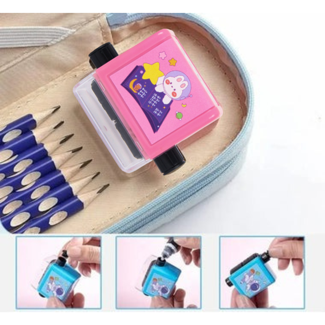 MathStamp Kids Math Stamp Set, Number & Symbol Learning Activity Toy