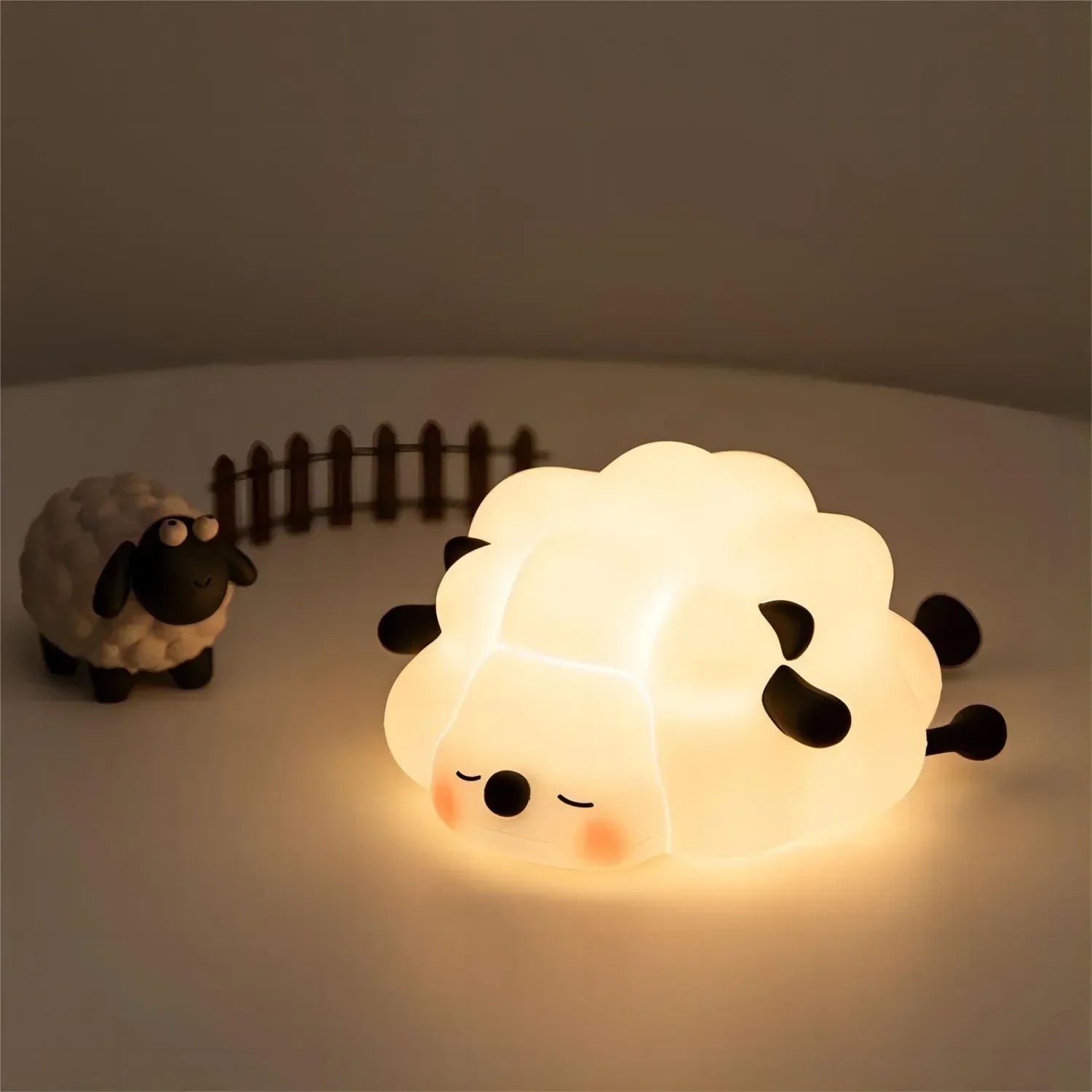 GlowBuddy Duck Silicone Night Light for Kids Soft Touch Bedside Lamp and Sleep Aid