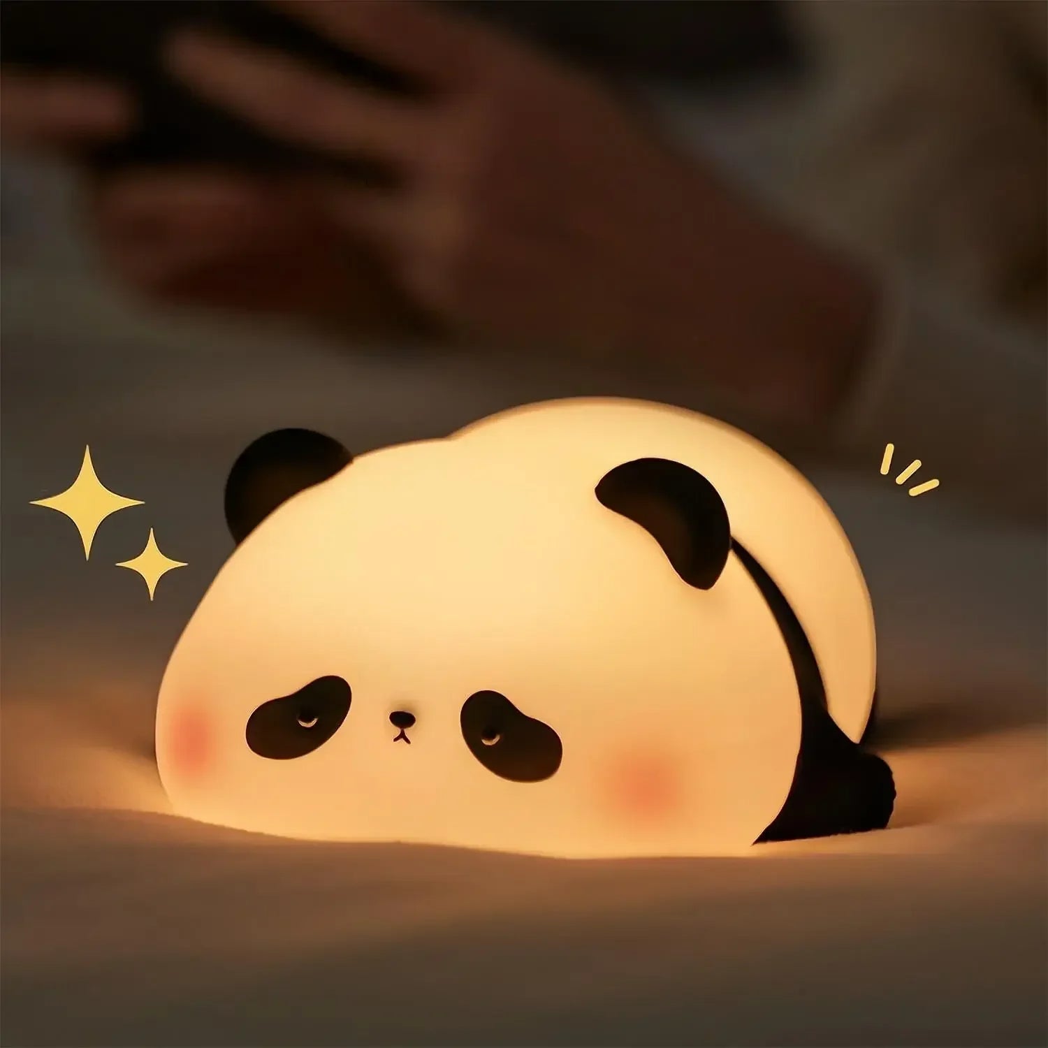 GlowBuddy Duck Silicone Night Light for Kids Soft Touch Bedside Lamp and Sleep Aid