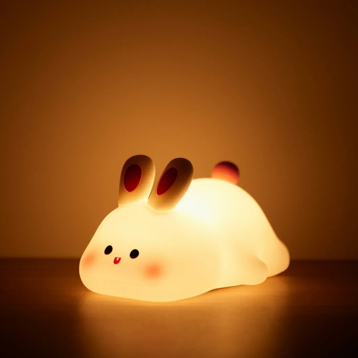 GlowBuddy Duck Silicone Night Light for Kids Soft Touch Bedside Lamp and Sleep Aid