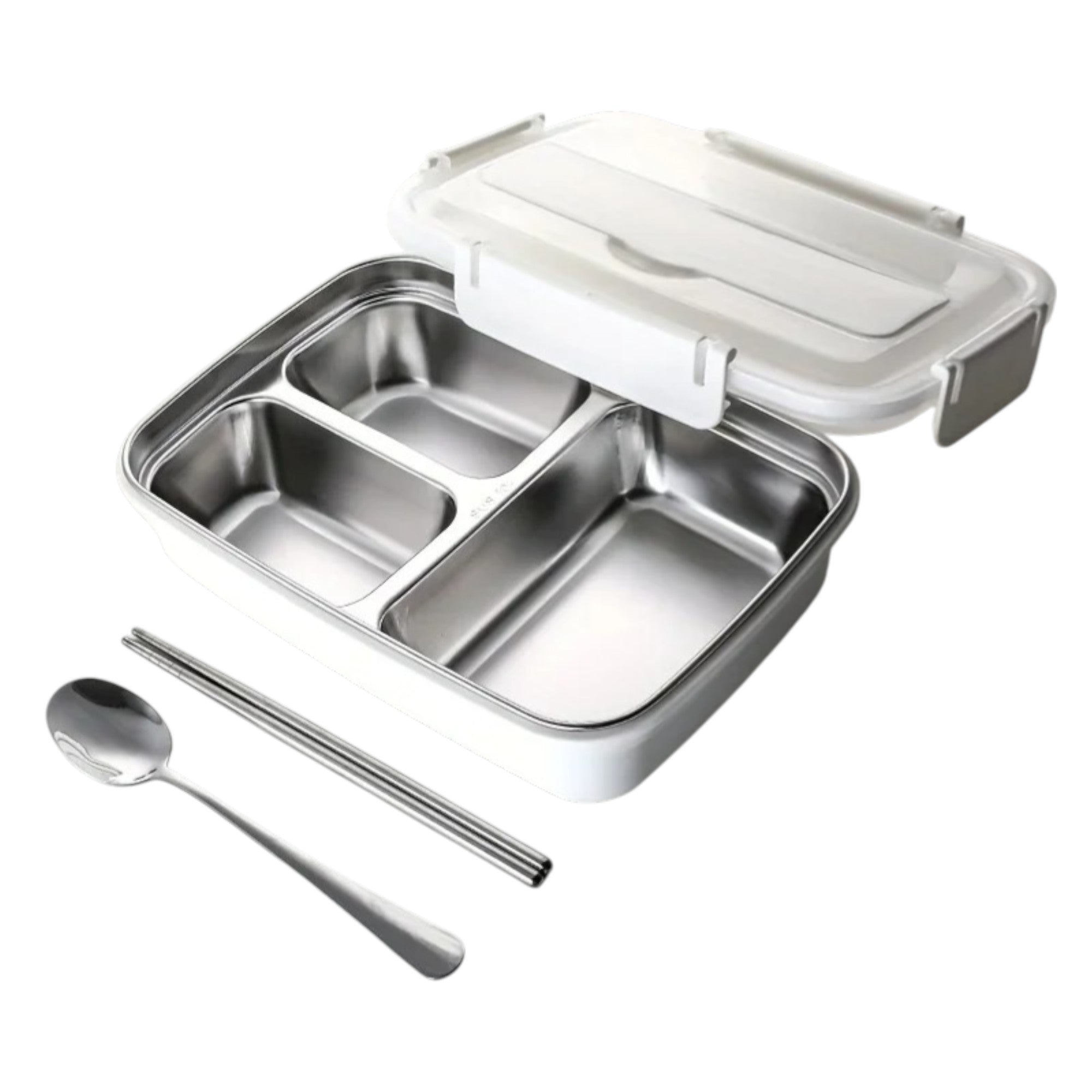 FreshNest Steel Bento Lunch Box – Leak-Proof Stainless Steel Meal Container for Kids & Adults