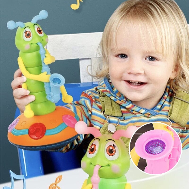 BoogieBug Dancing Caterpillar Musical Toy for Toddlers with Lights Sound and Movement