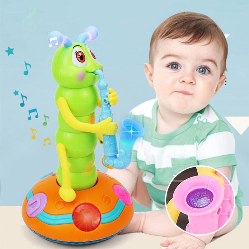 BoogieBug Dancing Caterpillar Musical Toy for Toddlers with Lights Sound and Movement
