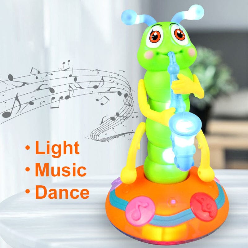 BoogieBug Dancing Caterpillar Musical Toy for Toddlers with Lights Sound and Movement