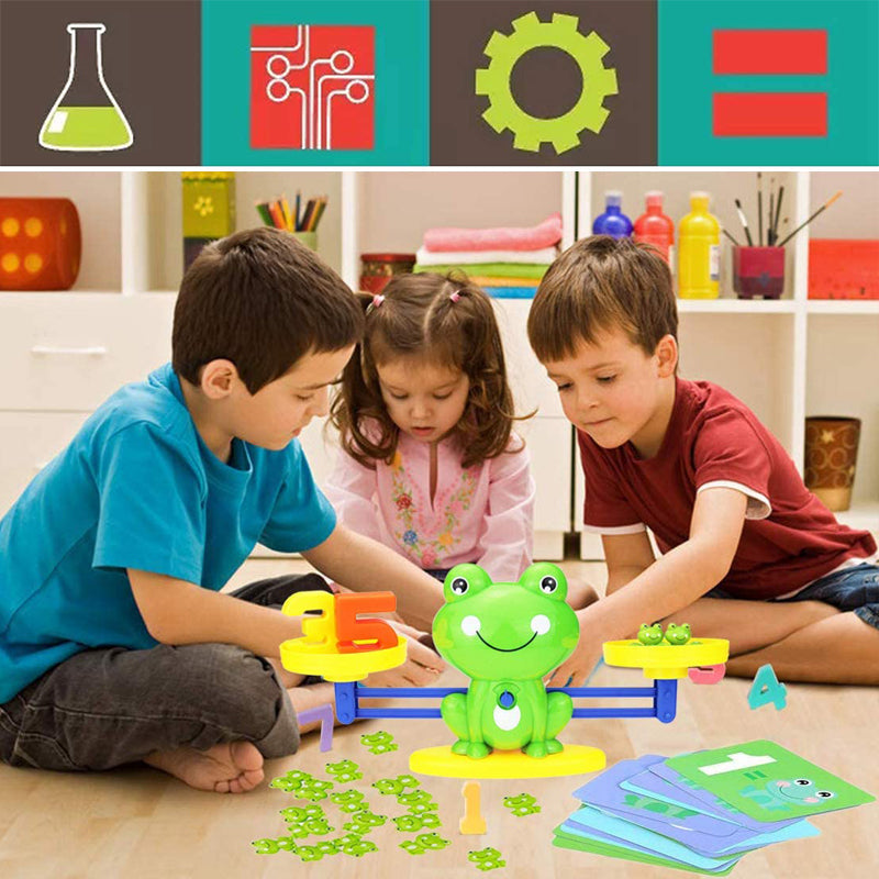 BalanceMath Montessori Kids Math Scale Toy for Hands-On Counting and Early Learning