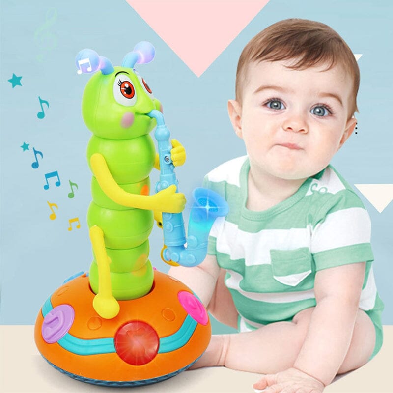 BoogieBug Dancing Caterpillar Musical Toy for Toddlers with Lights Sound and Movement
