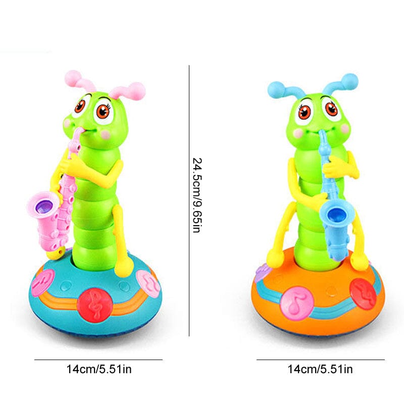 BoogieBug Dancing Caterpillar Musical Toy for Toddlers with Lights Sound and Movement
