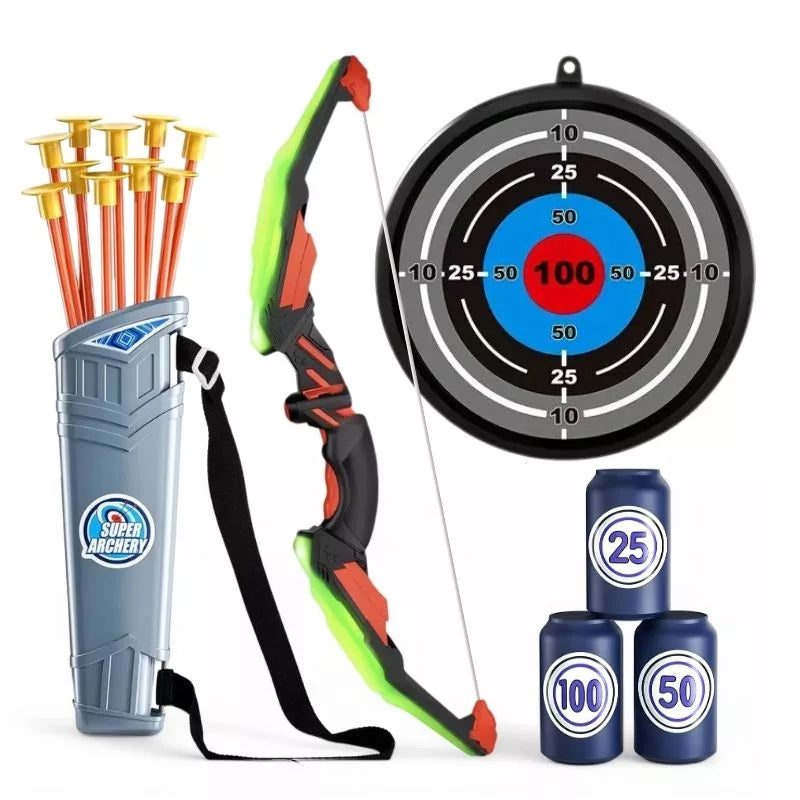 ArrowAce Kids Bow and Arrow Archery Toy Set with Target and Arrows