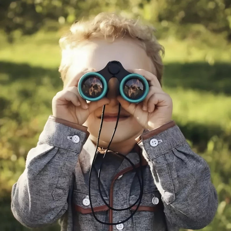 ExplorePro Kids Folding Binocular Toy for Outdoor Adventure Play