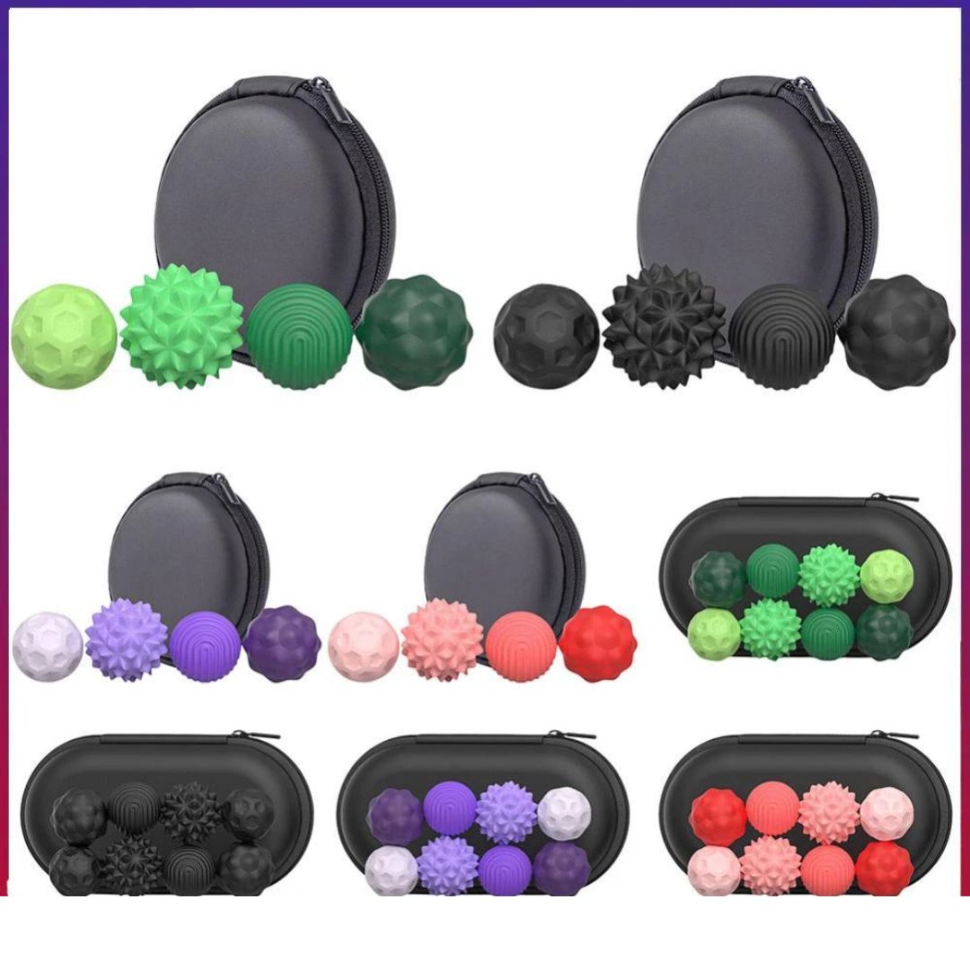 CalmiSnap Magnetic Sensory Stress Balls Toy for Kids and Adults Fidget and Focus Play