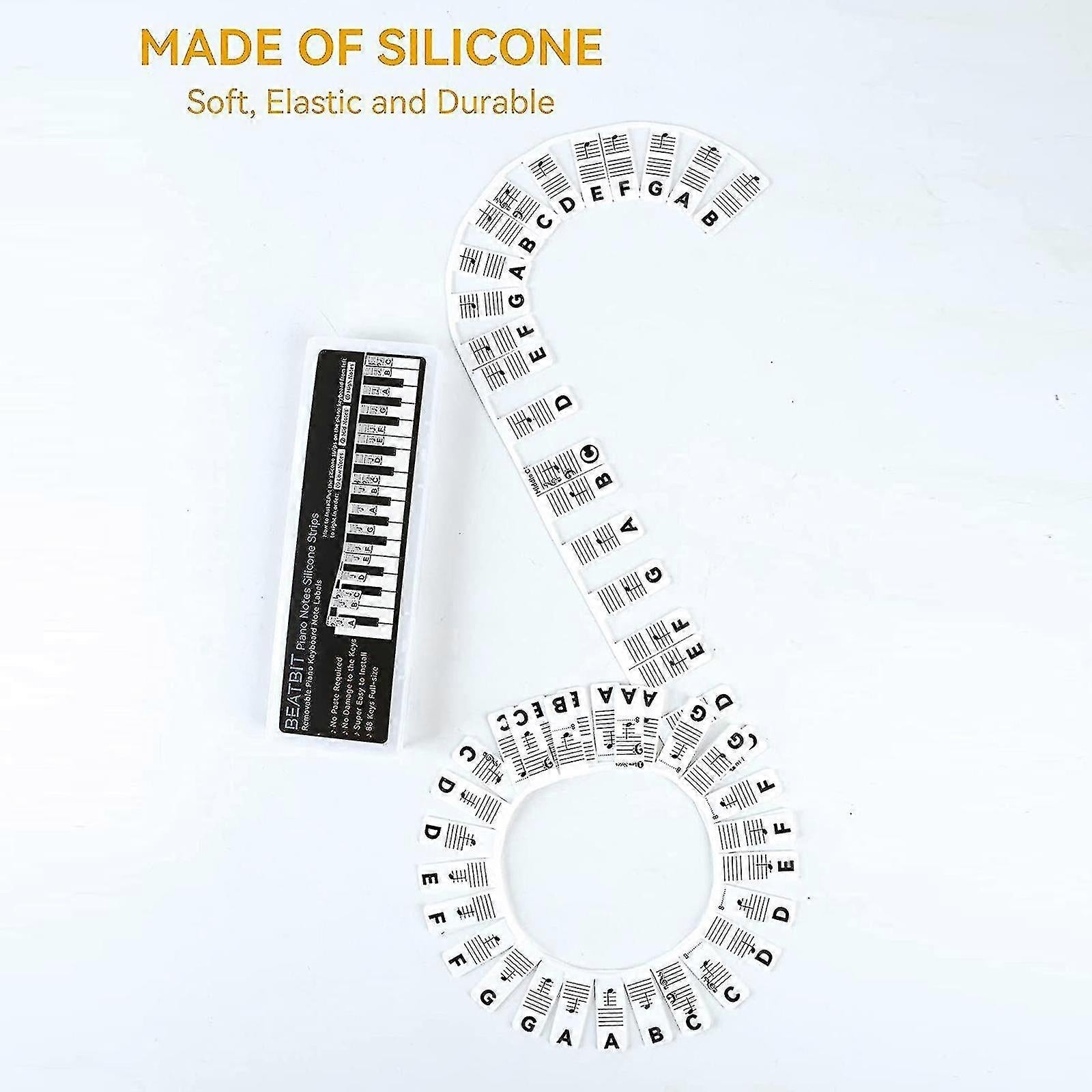 KeyGuide Kids Keyboard Sticker Labels, Colorful Letter & Symbol Learning Set