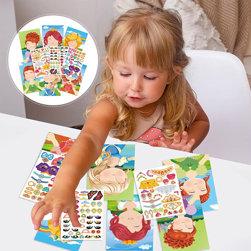 CreativeFun Kids Sticker Book, Reusable Activity & Craft Sticker Set