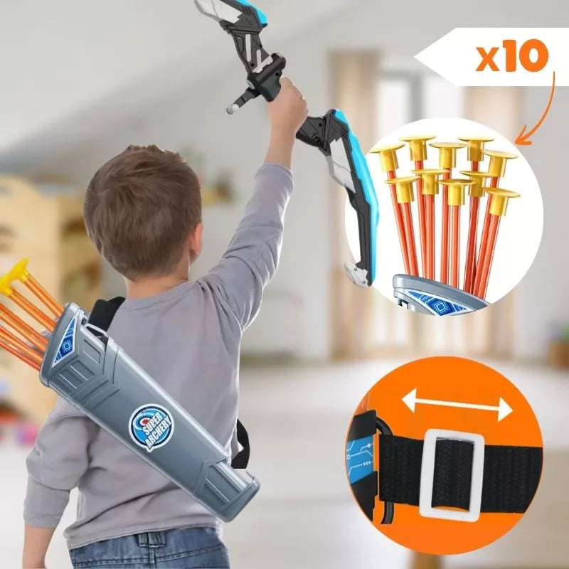 ArrowAce Kids Bow and Arrow Archery Toy Set with Target and Arrows