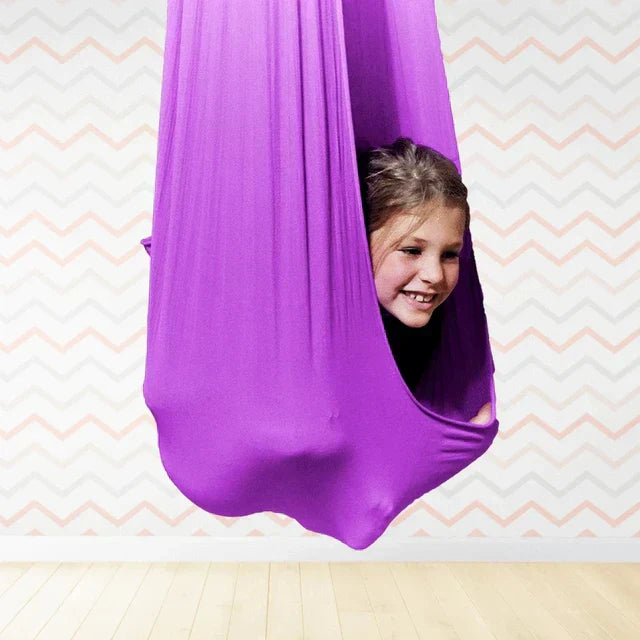 CalmiSwing Kids Sensory Swing for Relaxing Indoor Play and Sensory Stimulation