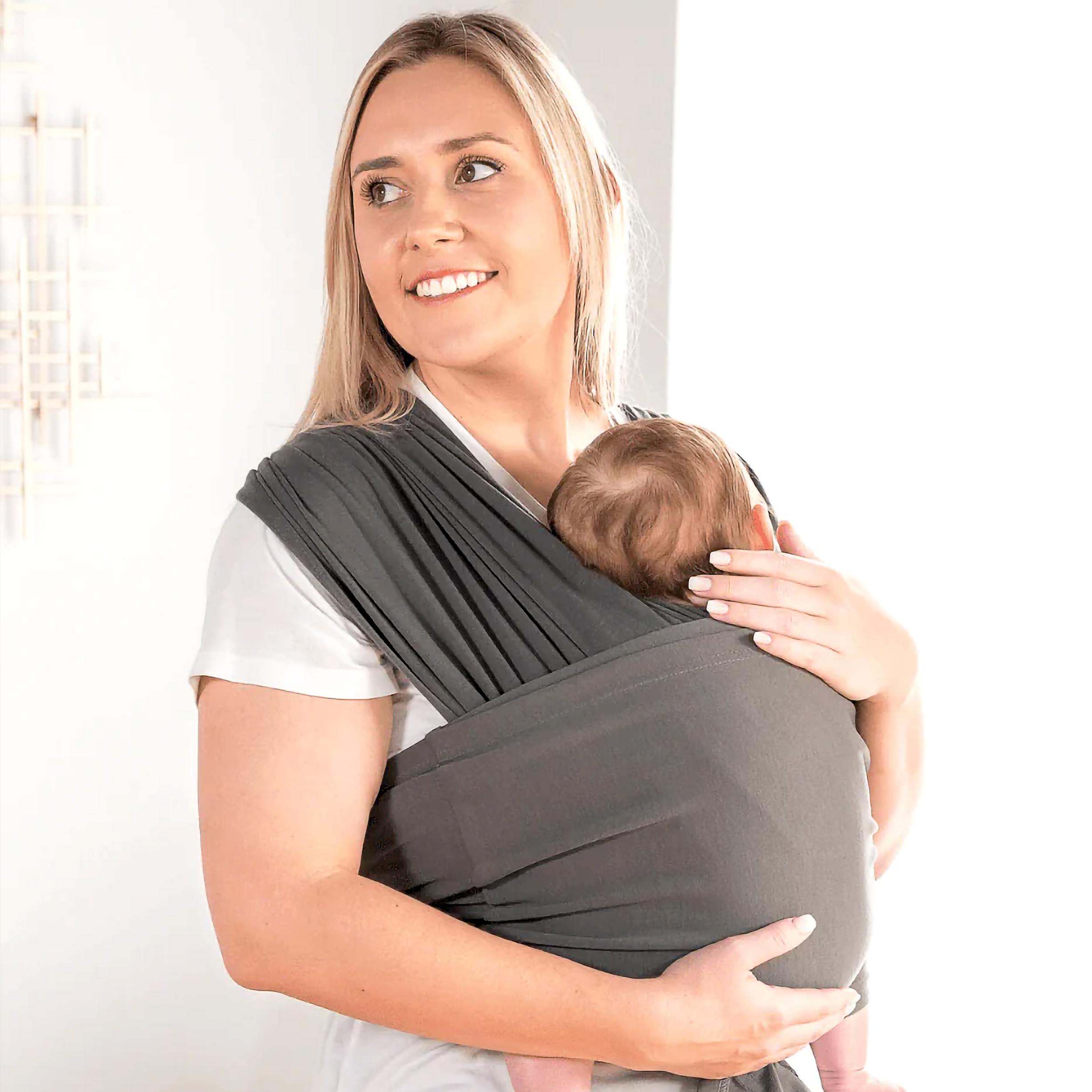 AirNest Ergonomic Baby Sling, Breathable Comfortable Newborn Carrier 0+ Months