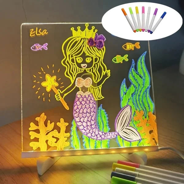 GlowSketch LED Light Drawing Board for Kids Creative Art and Imaginative Play