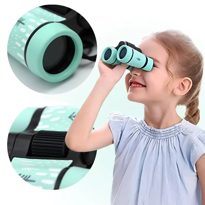 ExplorePro Kids Folding Binocular Toy for Outdoor Adventure Play