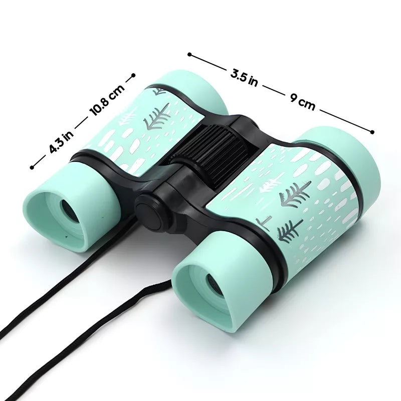 ExplorePro Kids Folding Binocular Toy for Outdoor Adventure Play