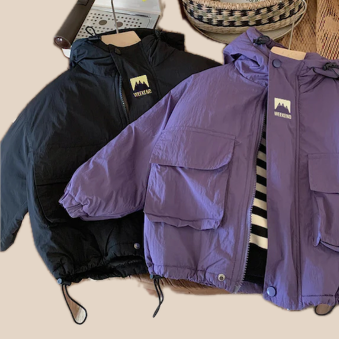 StormLite Hooded Windbreaker Jacket for Kids, Unisex Polyester (Ages 0–6)