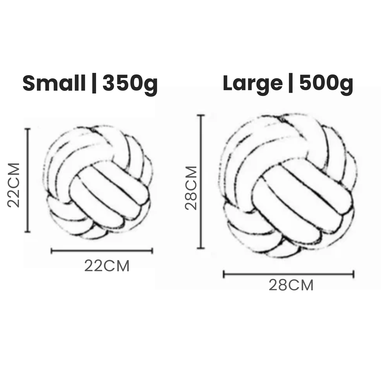 CalmiKnot Weighted Sensory Cuddle Pillow for Kids and Adults Comfort & Relaxation