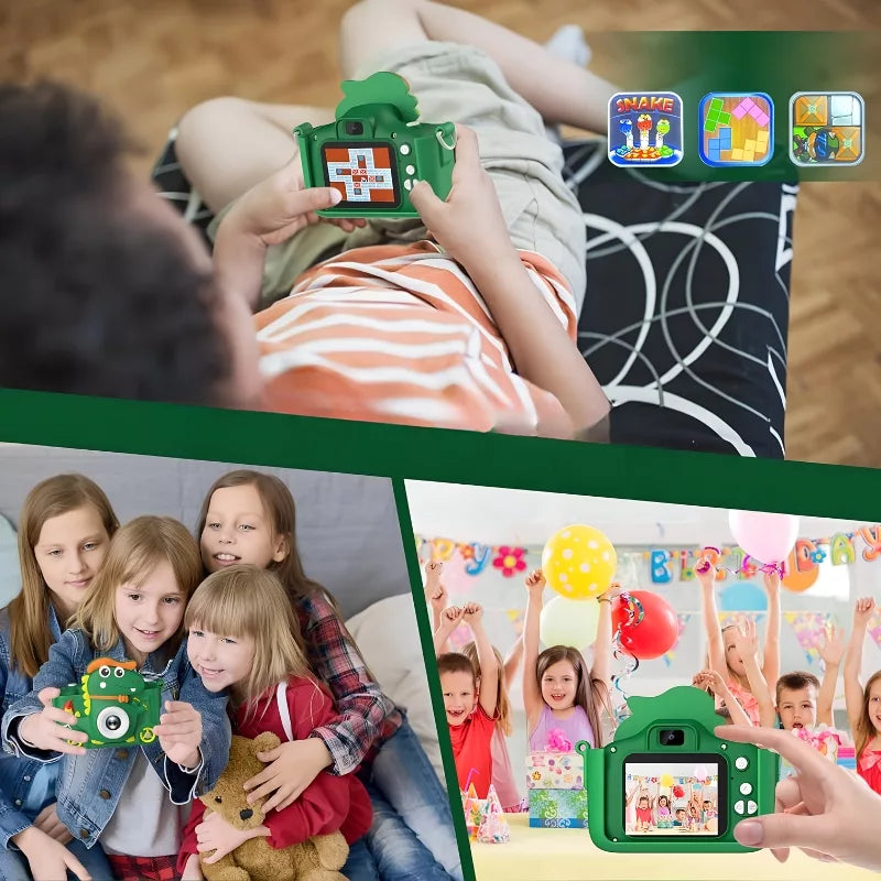 DinoSnap Kids Dinosaur Digital Camera Shockproof Toy Camera for Children