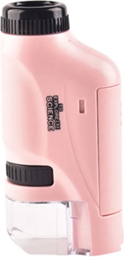 MicroQuest Mini Microscope – 60x–120x Portable Science Toy for Curious Kids Ages 2+