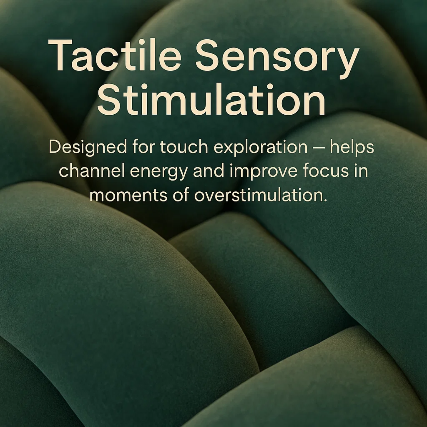 CalmiKnot Weighted Sensory Support Pillow for Deep Pressure Comfort and Relaxation