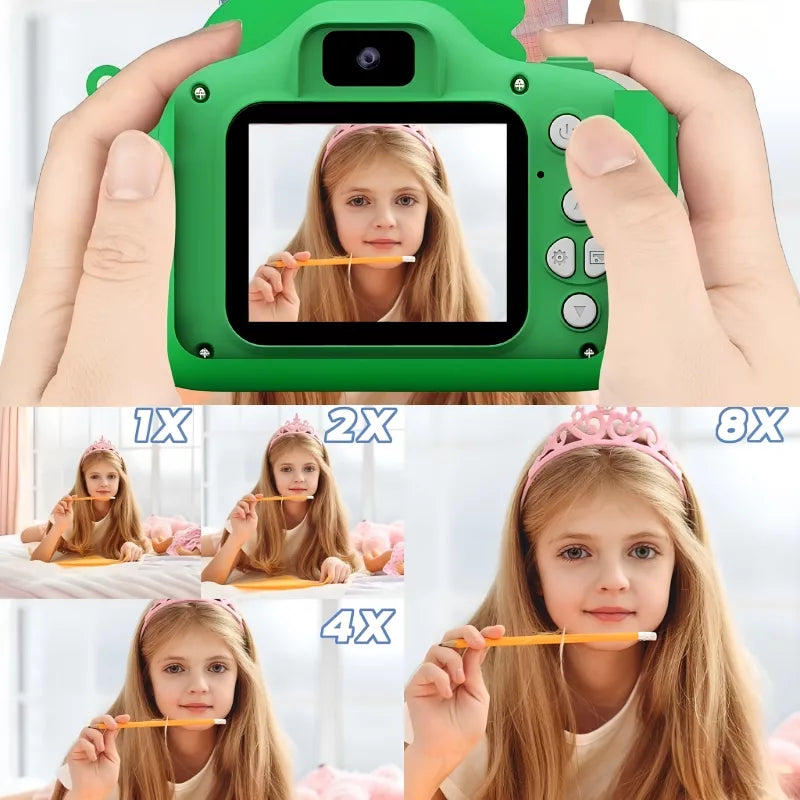 DinoSnap Kids Dinosaur Digital Camera Shockproof Toy Camera for Children