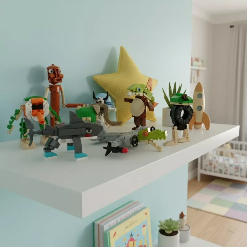 MindMorph Brainrot Character Building Toy Set for Kids Creative Play