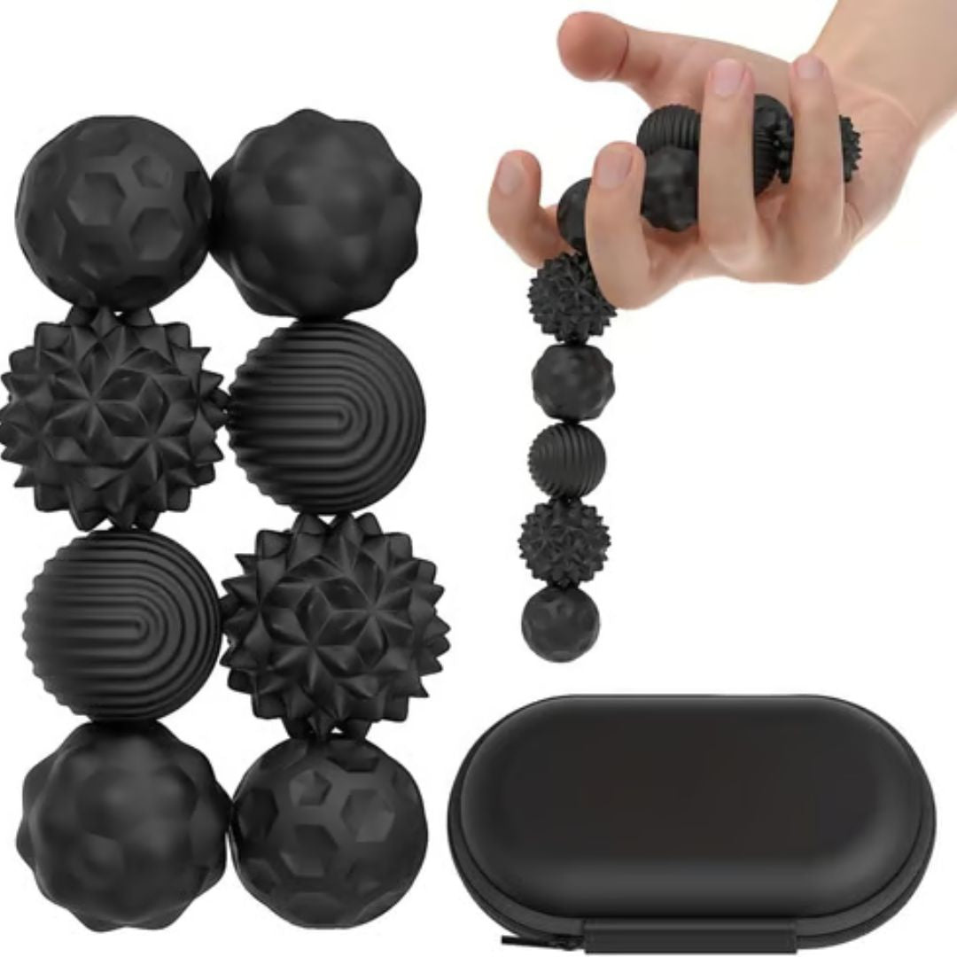CalmiSnap Magnetic Sensory Stress Balls Toy for Kids and Adults Fidget and Focus Play