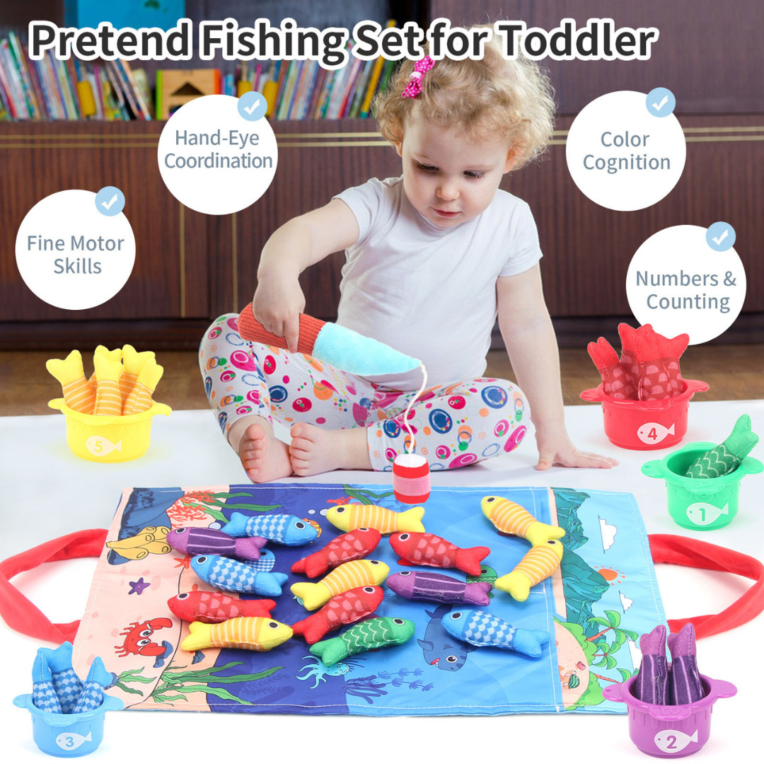 PondPlay Interactive Fishing Game for Toddlers Sensory Learning Toy