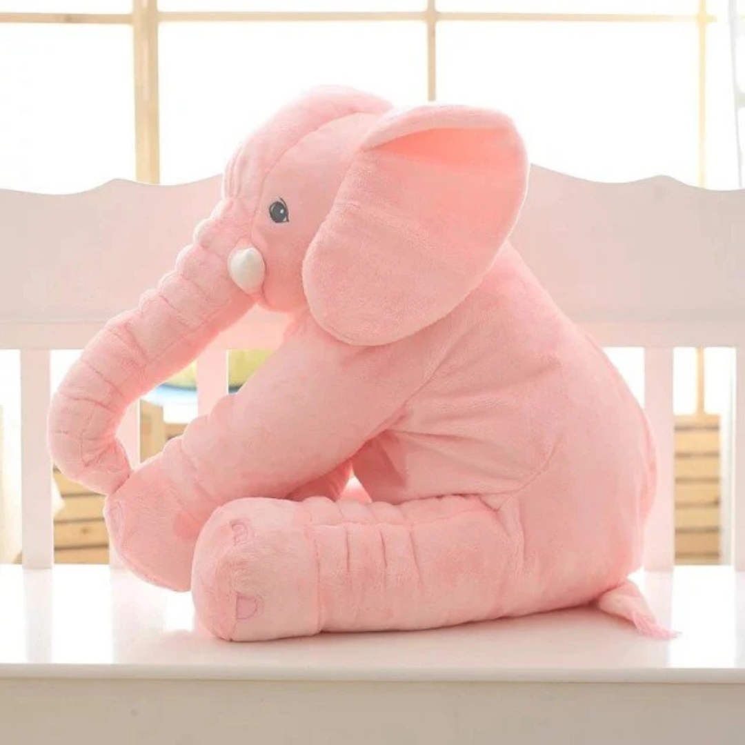 EleCuddle Plush Elephant Cuddly Toy, Soft Baby Comfort Sleeping Pillow