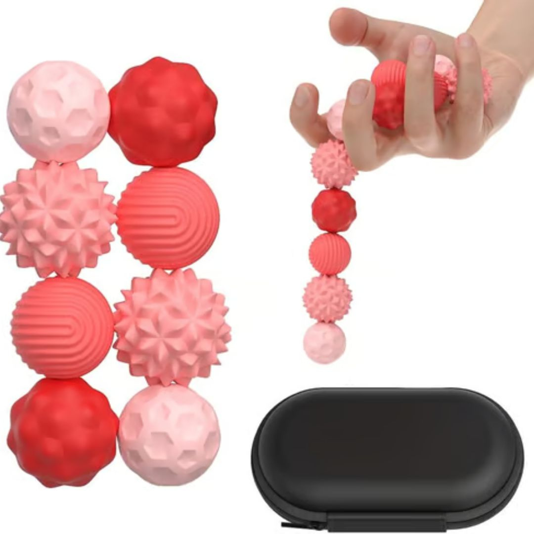 CalmiSnap Magnetic Sensory Stress Balls Toy for Kids and Adults Fidget and Focus Play