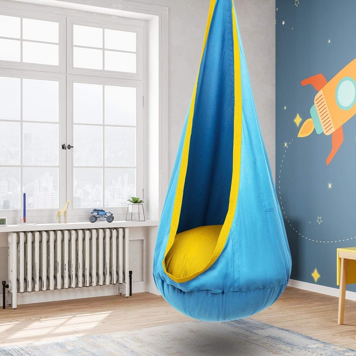 CloudSwing Kids Hammock Chair for Indoor and Outdoor Play with Soft Cushion