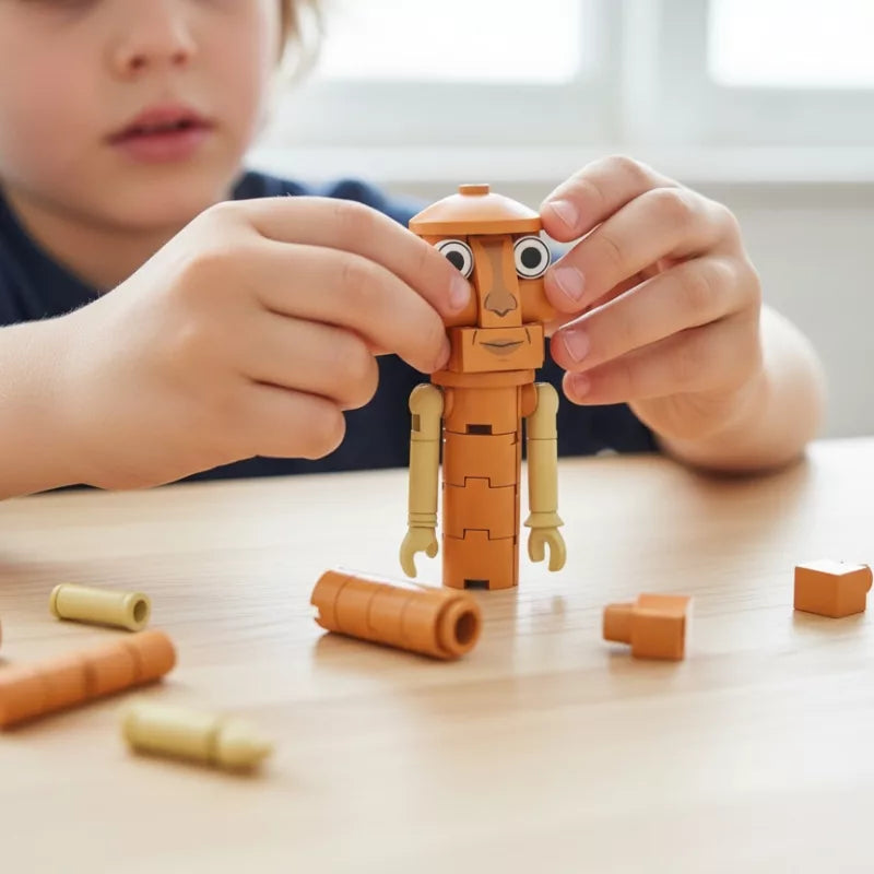 MindMorph Brainrot Character Building Toy Set for Kids Creative Play