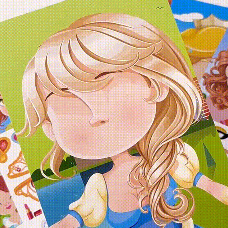 CreativeFun Kids Sticker Book, Reusable Activity & Craft Sticker Set